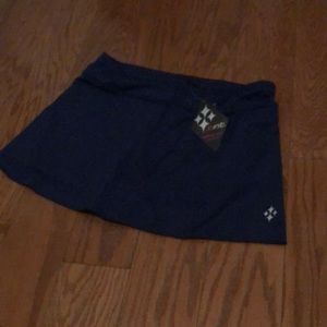 NWT & Like New Jofit  Jacquard Swing Skort  Blue Depth